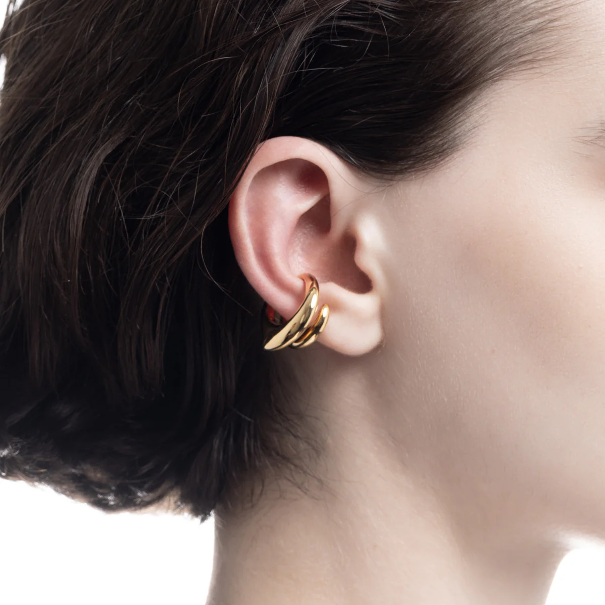 PARAKEET Ear Cuff  Gold Plated for Left ear - Image 2