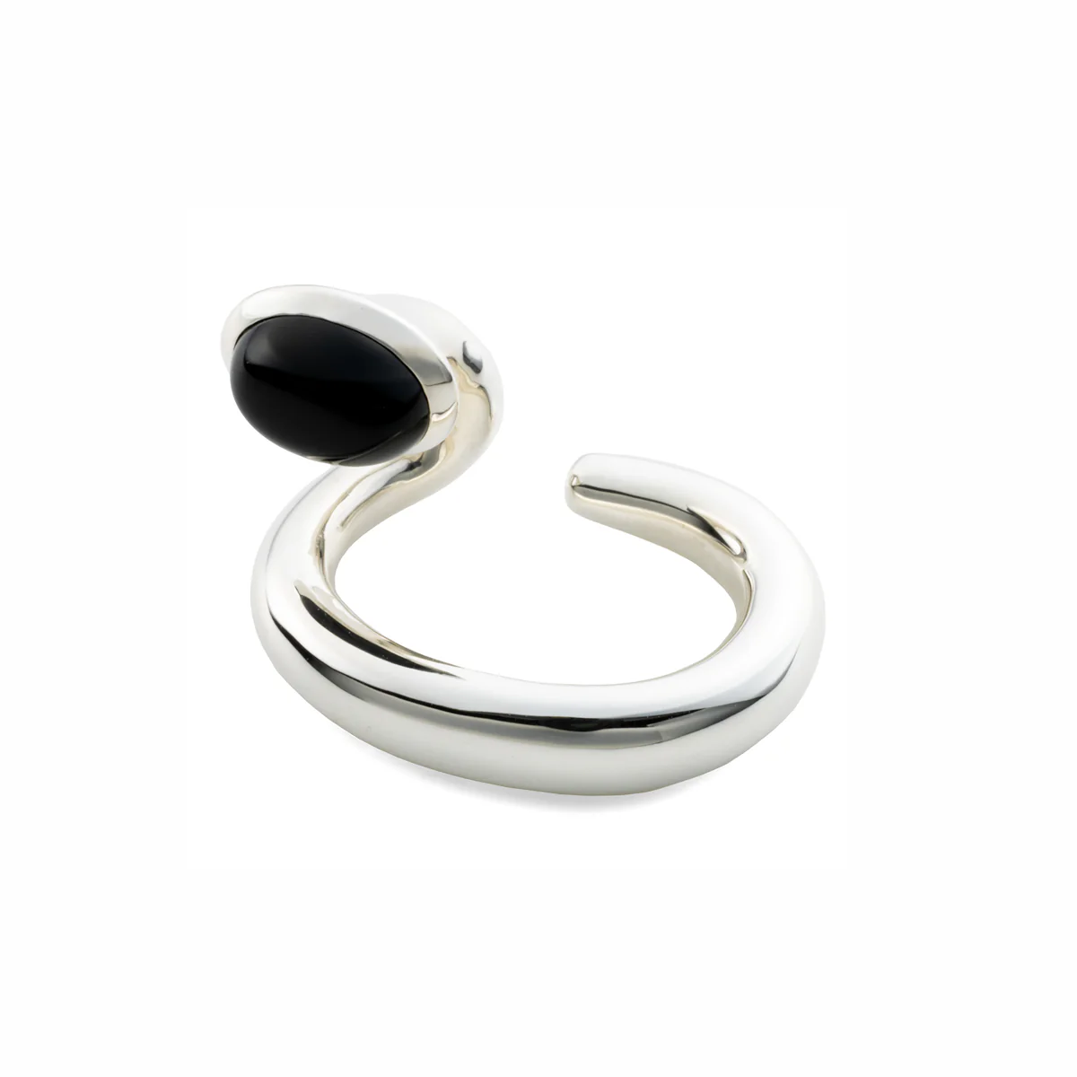 PARAKEET Cabochon Onyx Earr Cuff - Image 3