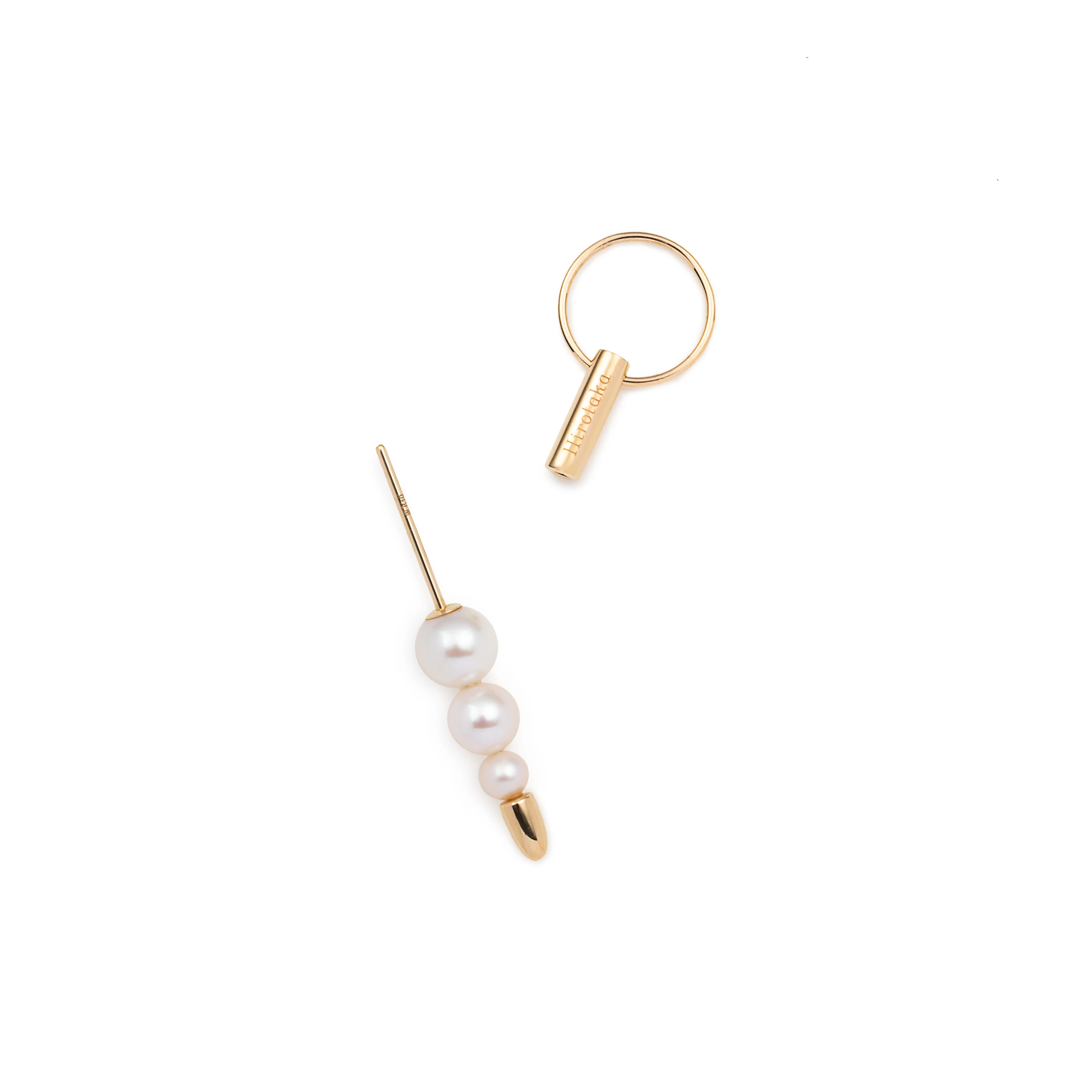 【Made-To-Order】PUNCTURE Back Spear Akoya Pearl Earring Small size - Image 3