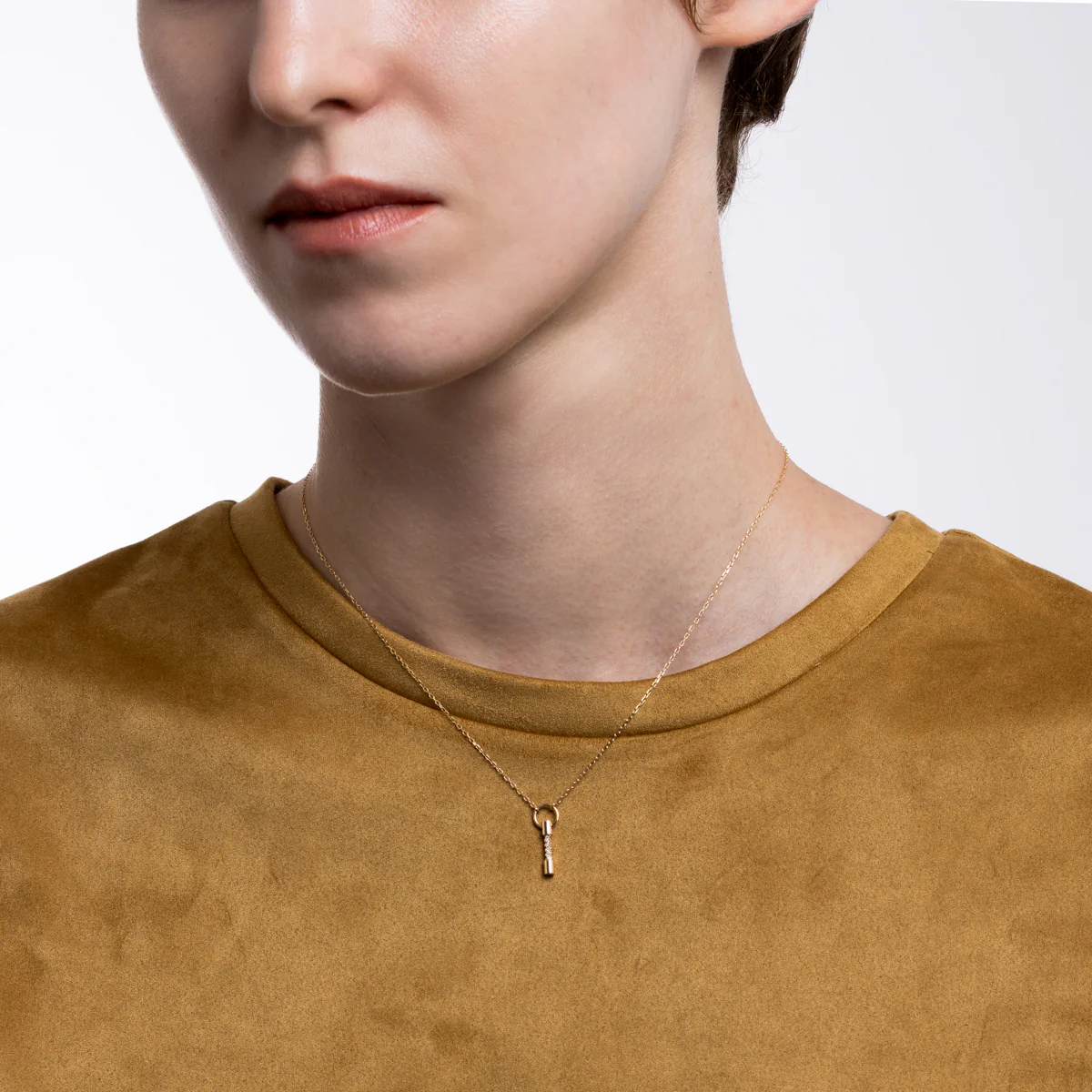 PUNCTURE Diamond Necklace Small size - Image 5