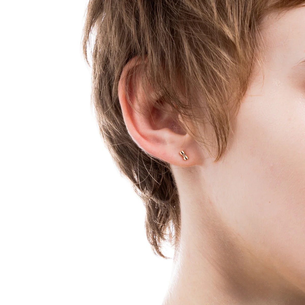 PUNCTURE  Diamond  Earring Extra Small size - Image 2