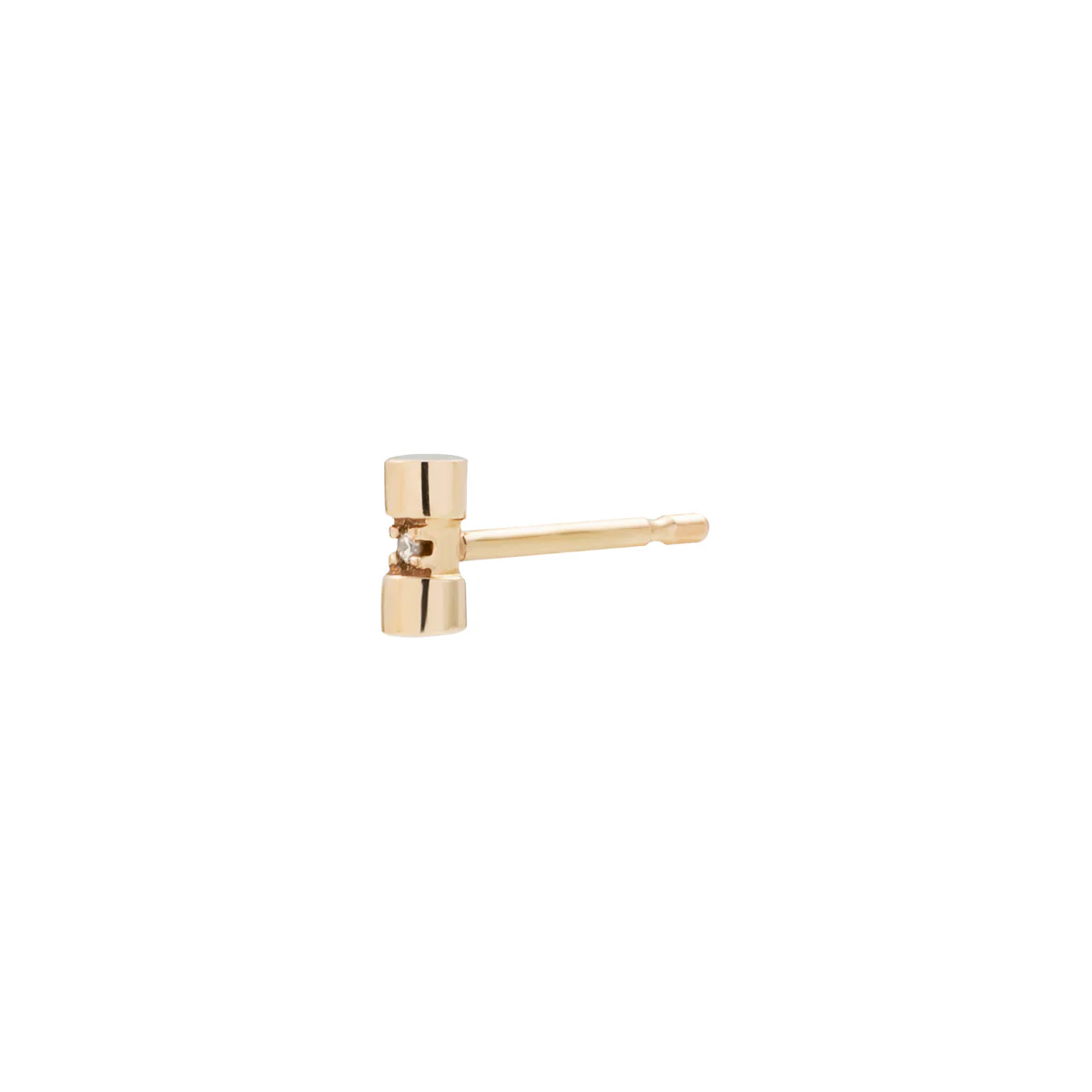 PUNCTURE  Diamond  Earring Extra Small size - Image 3