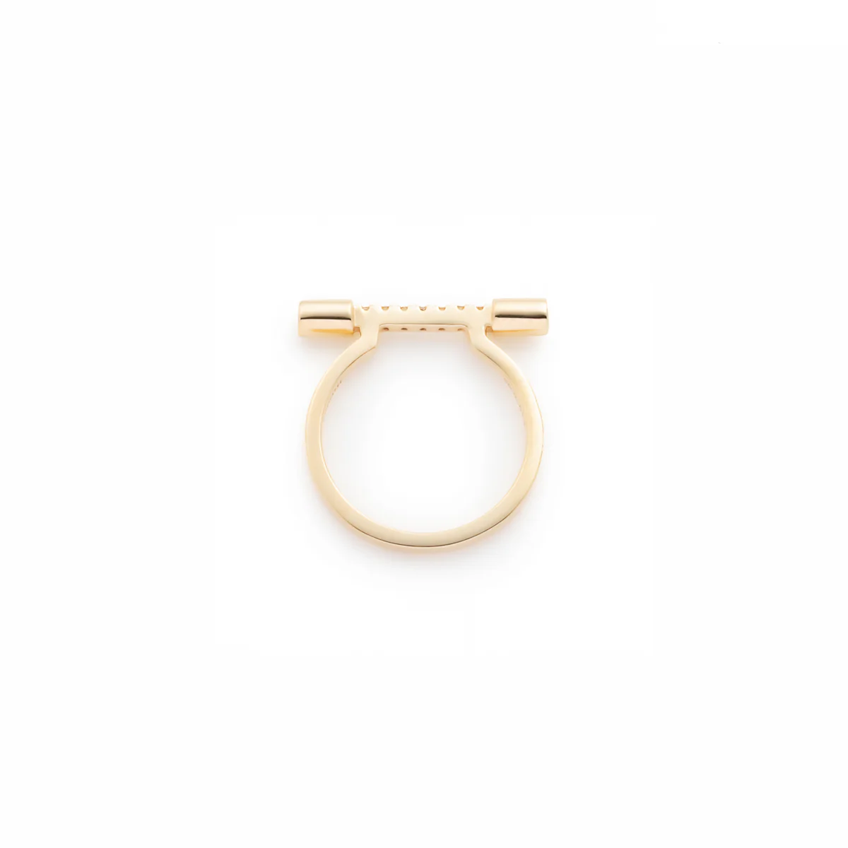 【Made-To-Order】PUNCTURE Diamond Pinky Ring - Image 3