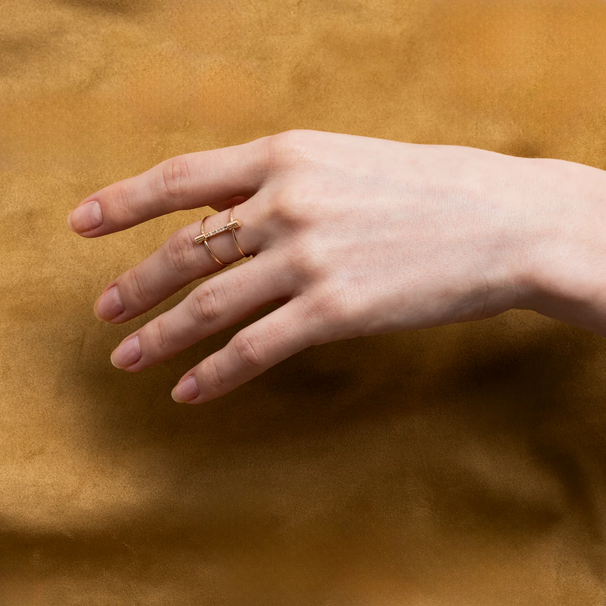 【Made-To-Order】PUNCTURE Diamond Ring - Image 5