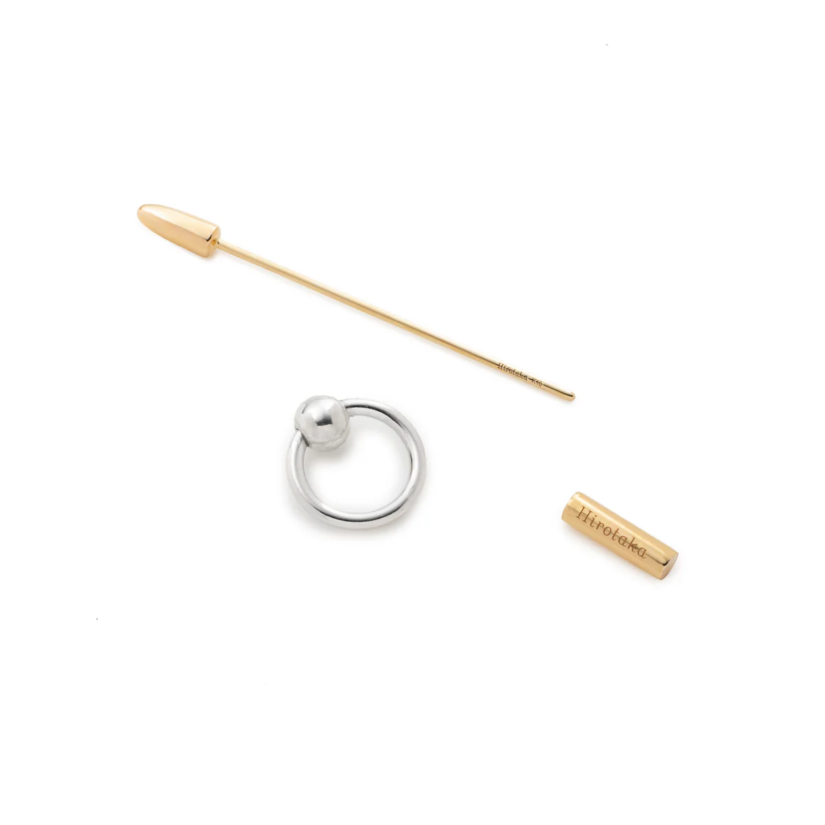 PUNCTURE Spear Earring, Silver Captive Ball - Image 5
