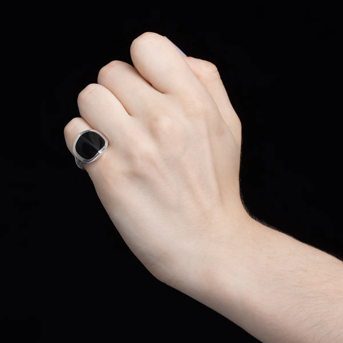 【Made-To-Order】EQUINOX-Pyramid Onyx Ring Medium size - Image 5