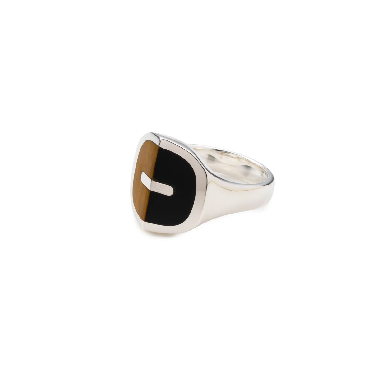 【Made-To-Order】EQUINOX-Pyramid Onyx Tiger's Eye Ring - Image 4