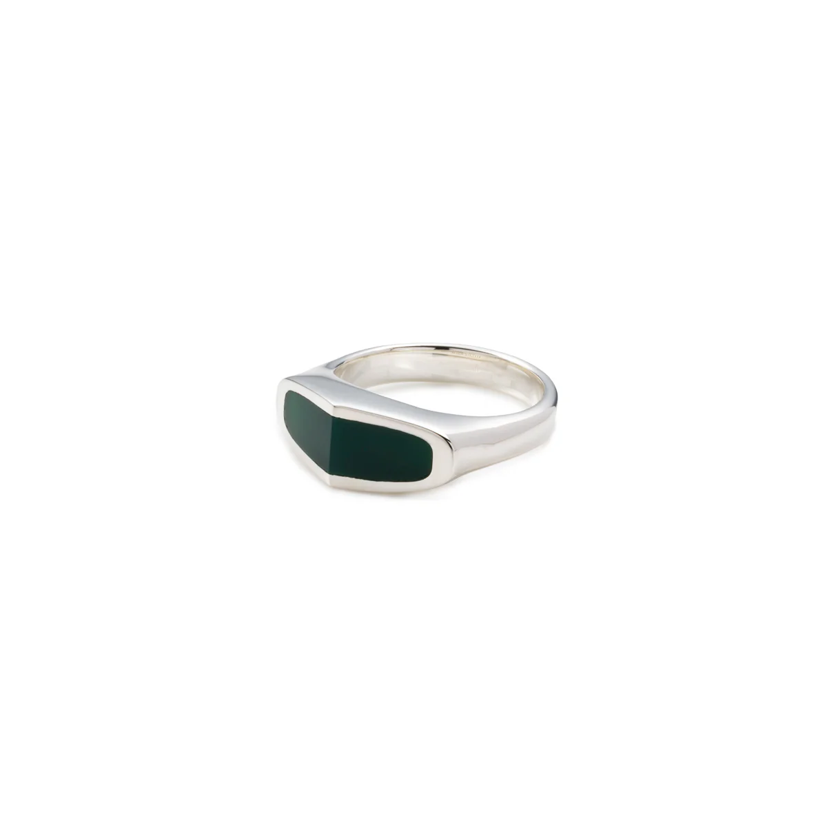 【Made-To-Order】EQUINOX-Pyramid Green Agate Ring - Image 4