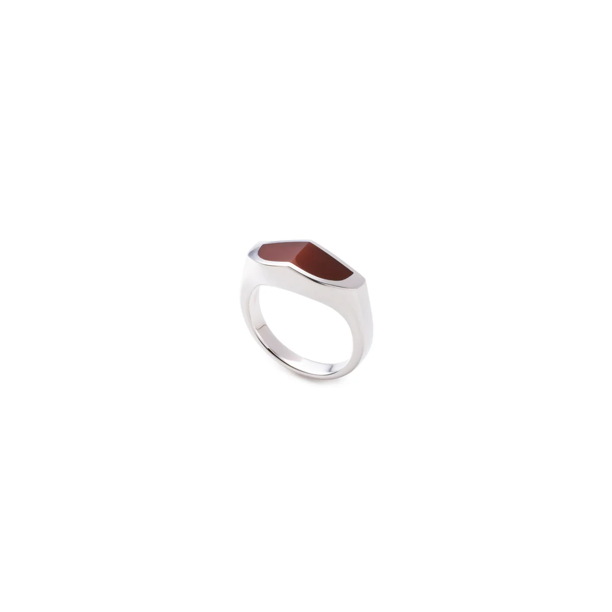 【Made-To-Order】EQUINOX-Pyramid Carnelian Ring