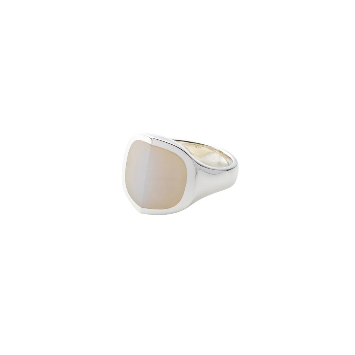 【Made-To-Order】EQUINOX-Pyramid White Agate Ring Medium size - Image 4