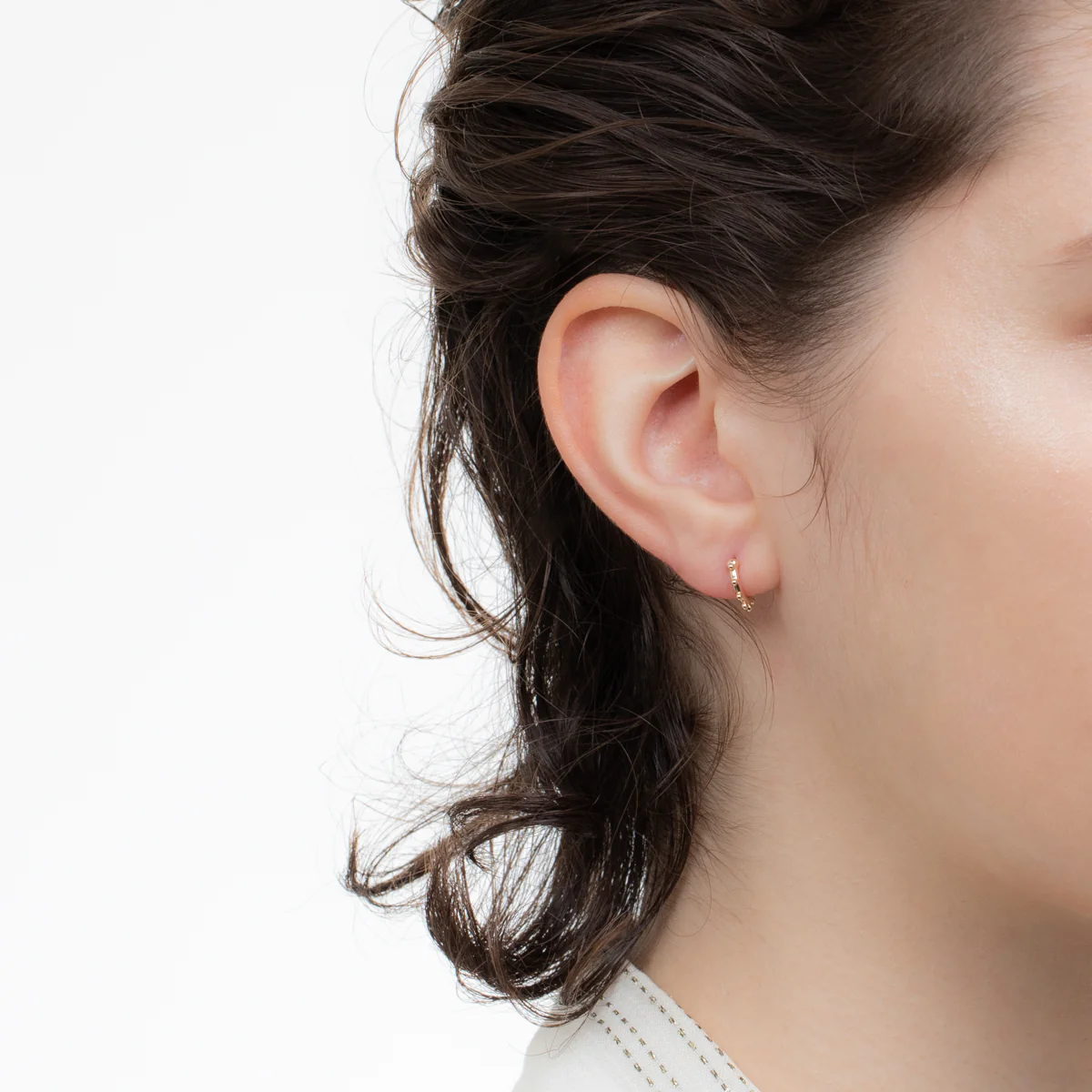 SEA ANEMONE Huggie Hoop Earring Extra Small size - Image 5