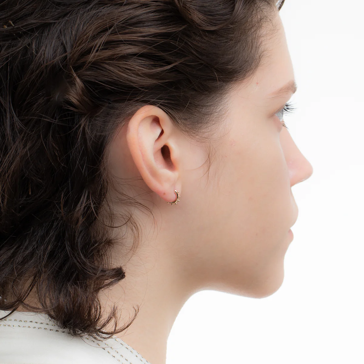 SEA ANEMONE Huggie Hoop Earring Extra Small size - Image 6