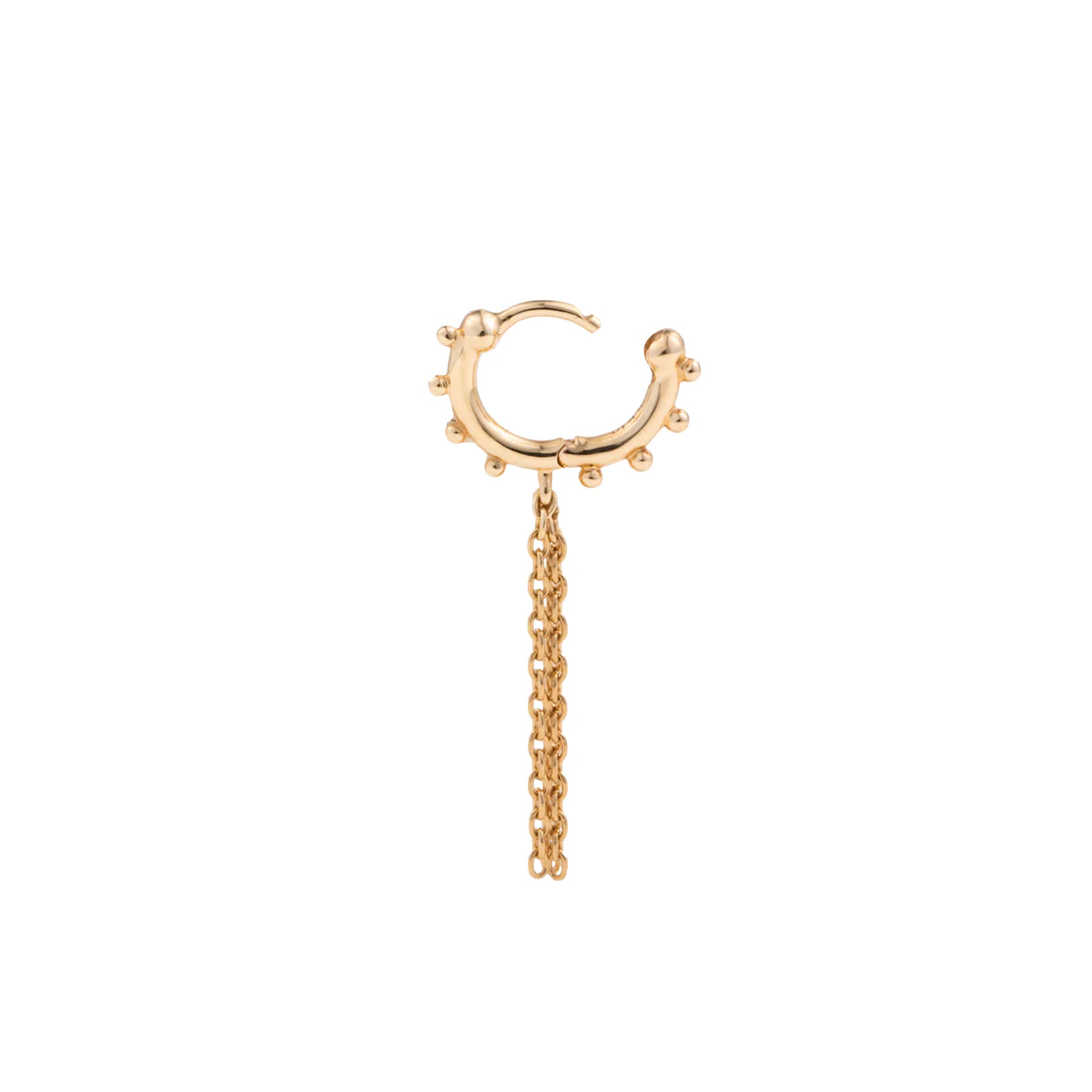 SEA ANEMONE Chain Hoop Earring - Image 3
