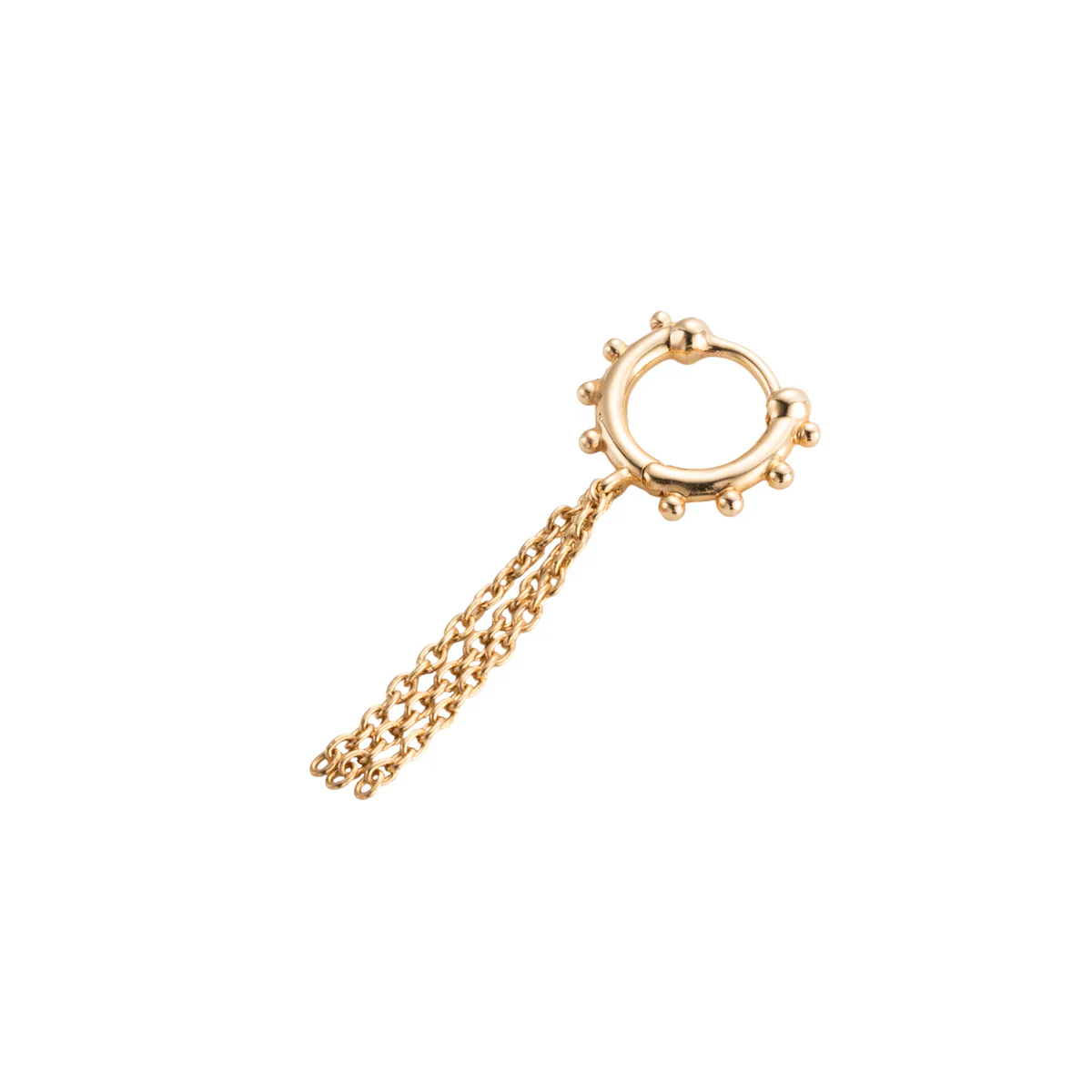 SEA ANEMONE Chain Hoop Earring - Image 4