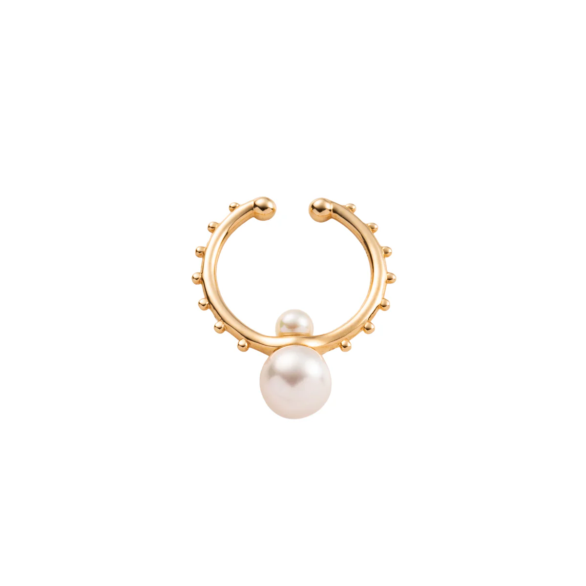 SEA ANEMONE Akoya Pearl Ear Cuff - Image 3