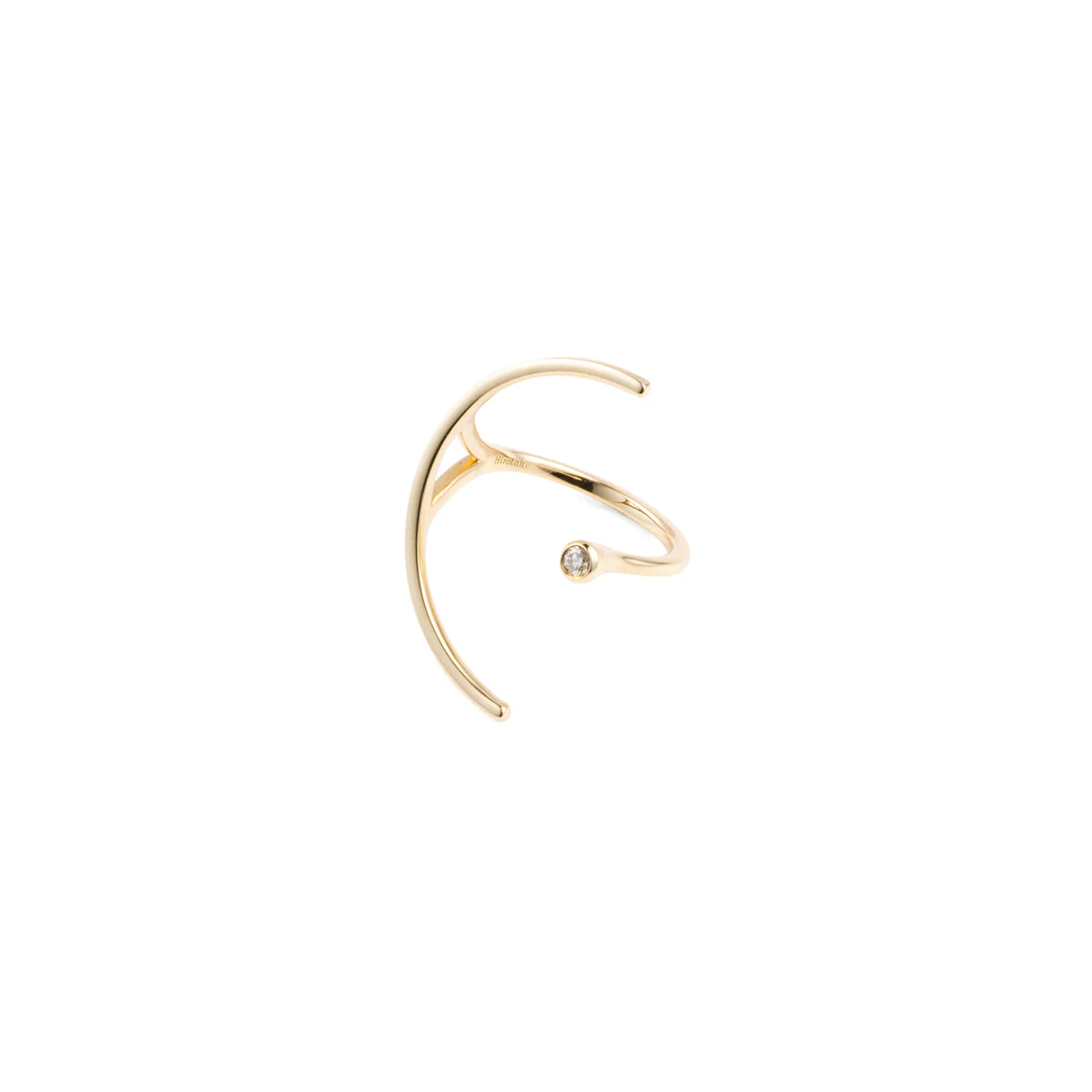 【Made-To-Order】 TREEHOPPER Diamond Cuff Ring - Image 4