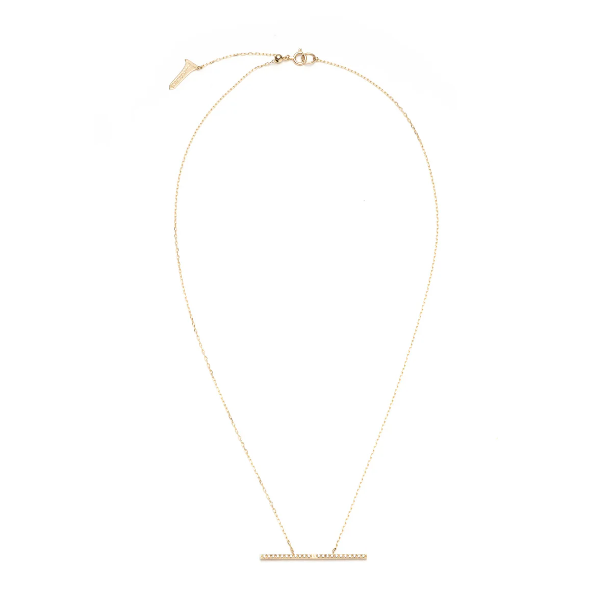 TRAPEZE Diamond Necklace Large size - Image 3