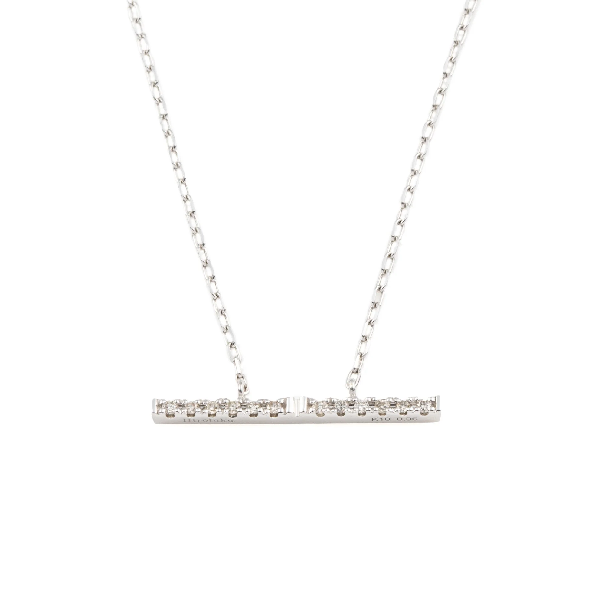 TRAPEZE Diamond Necklace Medium size