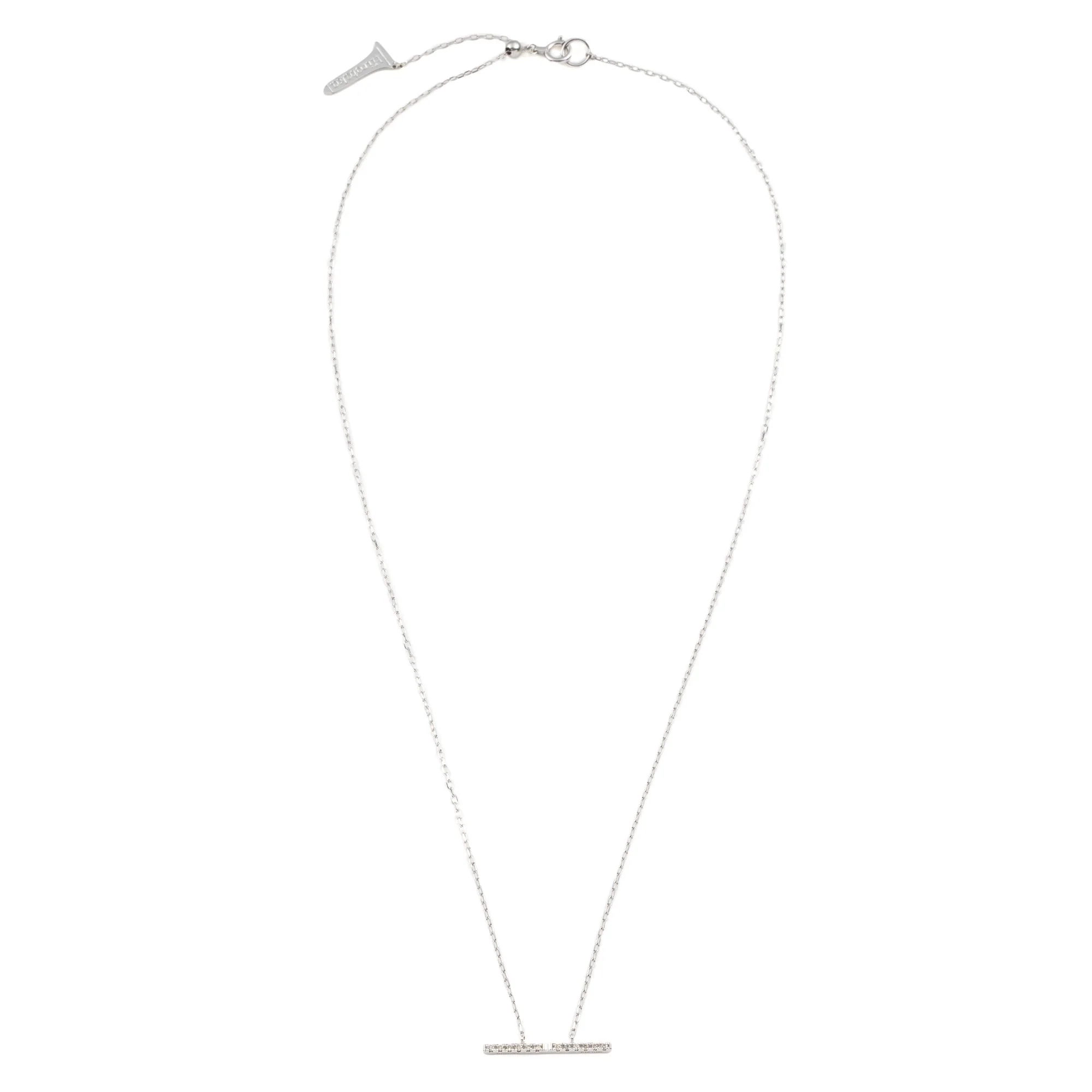 TRAPEZE Diamond Necklace Medium size - Image 2