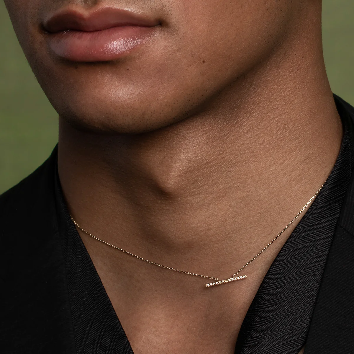 TRAPEZE Diamond Necklace Medium size - Image 4