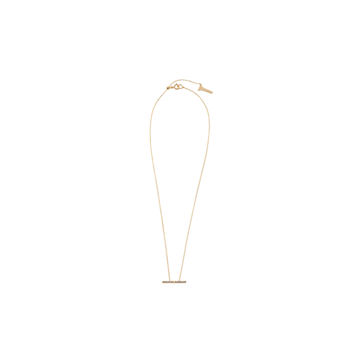 TRAPEZE Diamond Necklace Medium size Black Ruthenium Plated - Image 3