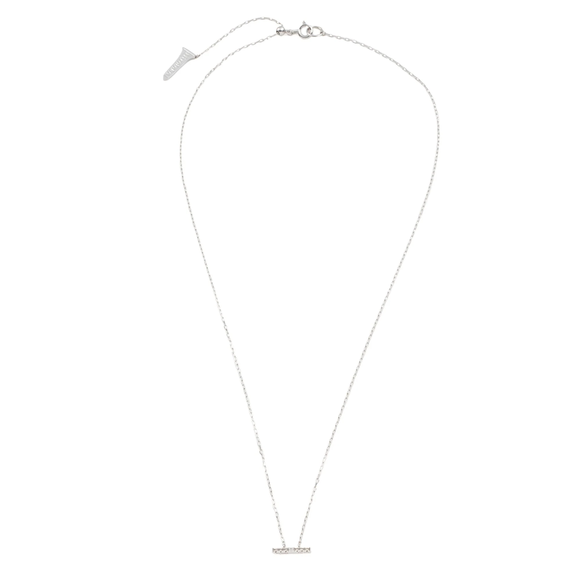 TRAPEZE Diamond Necklace Small size - Image 3