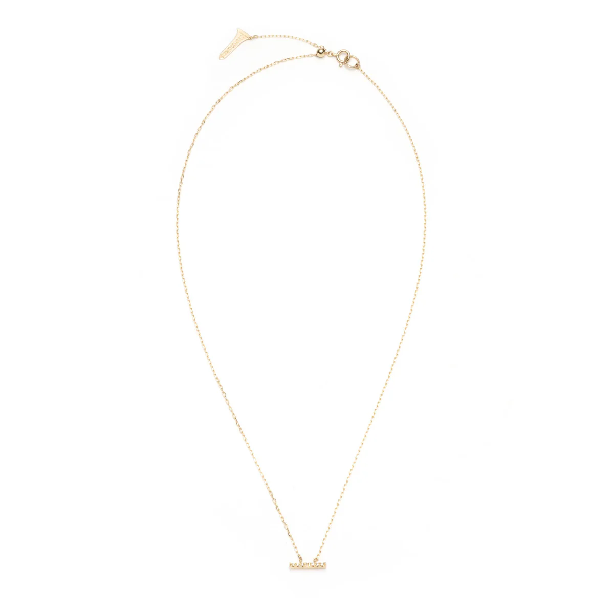 TRAPEZE Diamond Necklace Small size - Image 3