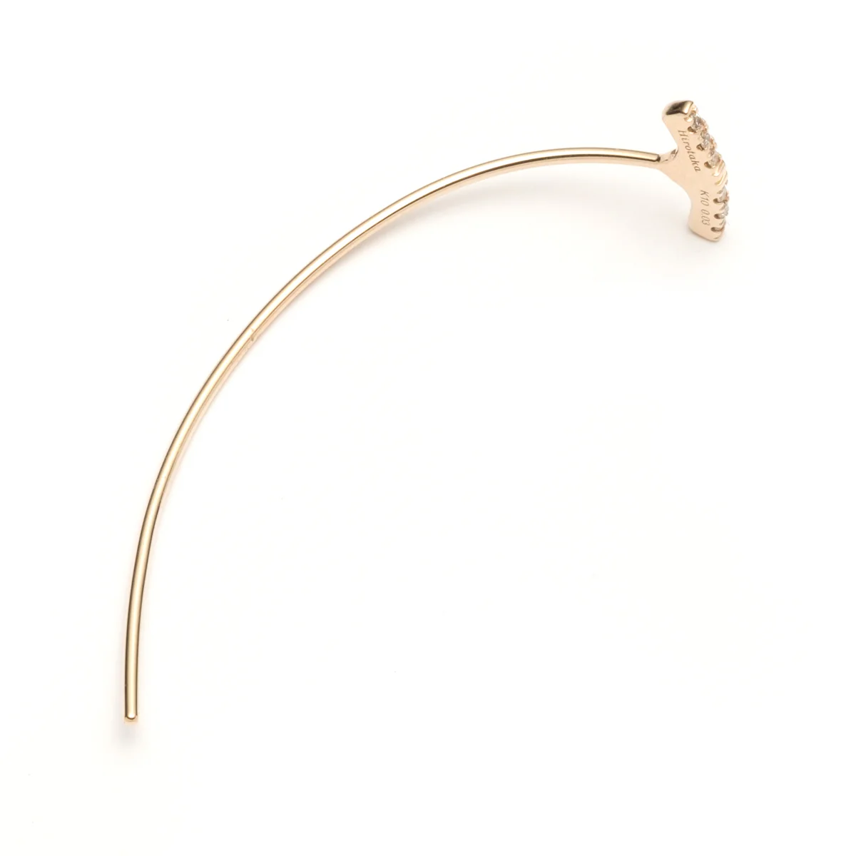 TRAPEZE Diamond Arrow Earring - Image 3