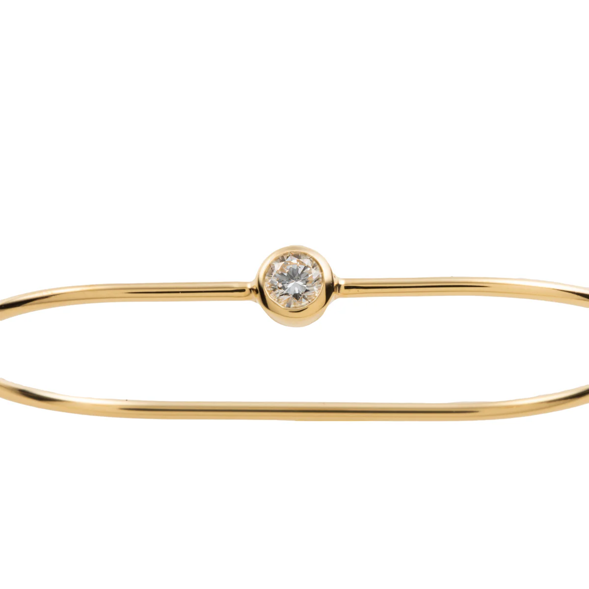 18K INDÚSTRIA Double Finger Ring with Diamond - Image 3