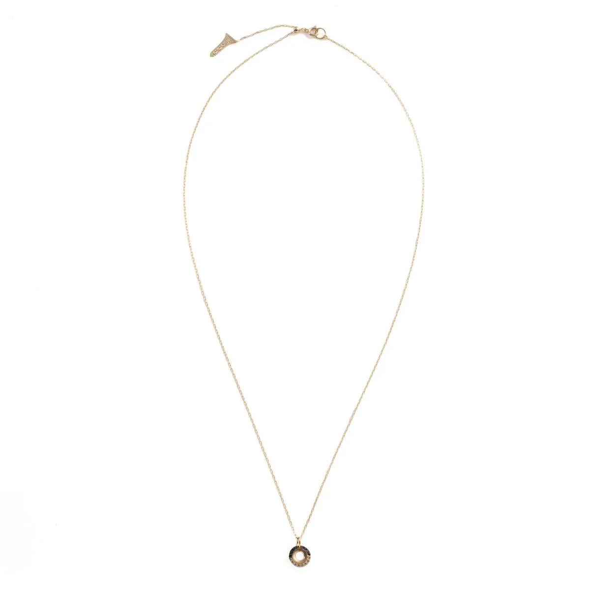 【Made-To-Order】WHEEL OF FORTUNE White and Black Diamond Necklace - Image 3